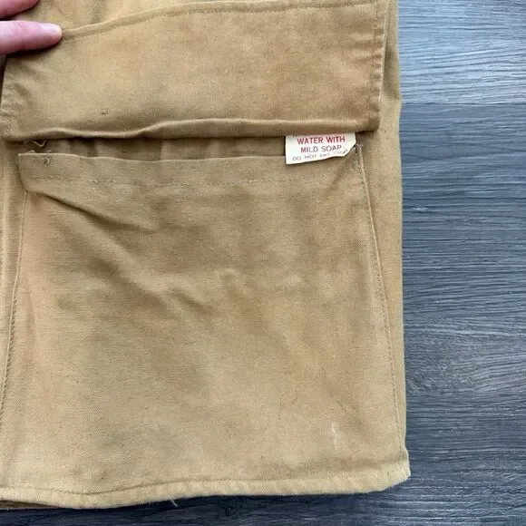 VTG 40s Duxbak Jacket Canvas Waterproof HuntingRainproof 44 Utica MINT